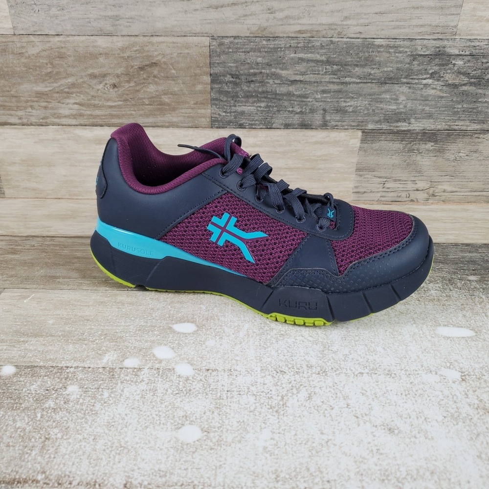 KURU Quantum 2.0 Womens Shoes Sz 8.5 W Purple Running Athletic Lace Up Sneakers